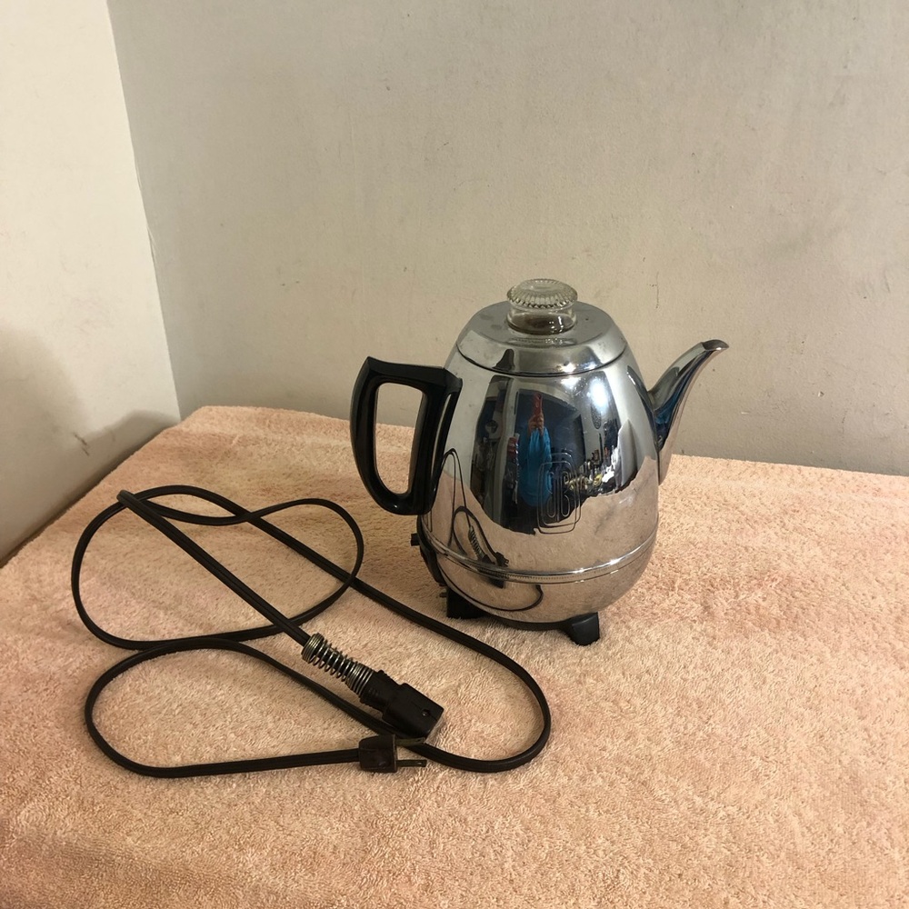 Vintage GE Pot Belly Percolator #48P40 Works